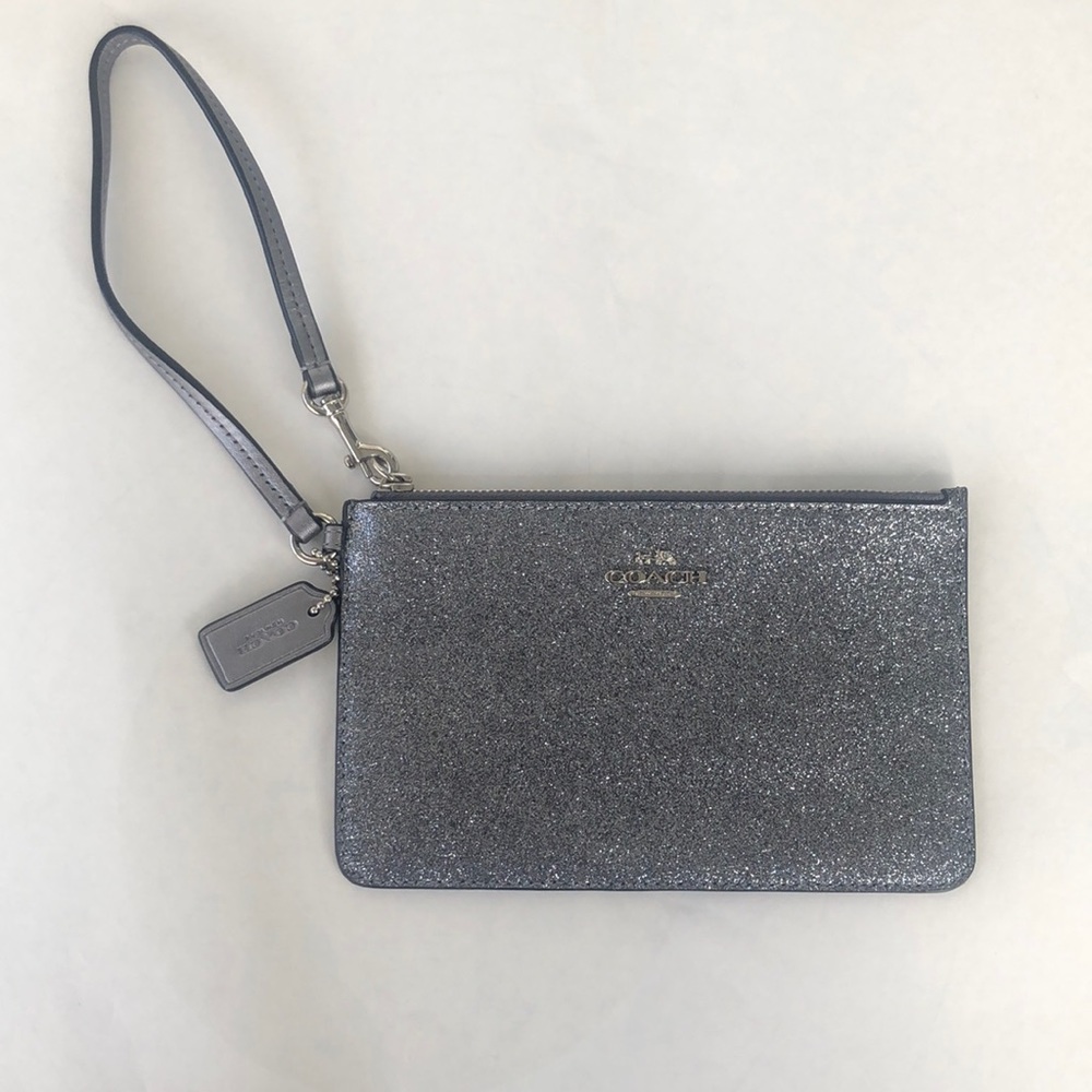Coach Glitter Wristlet